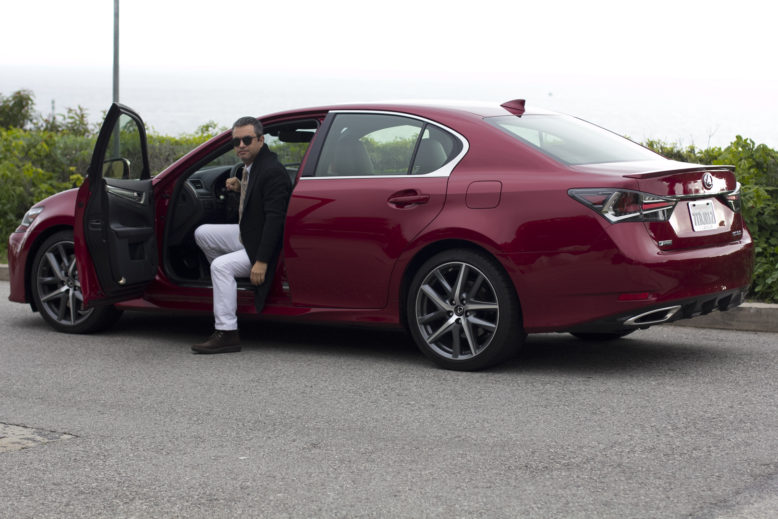 Lexus GS 300 F Sport Los Angeles Bloggers Outfit & Ride