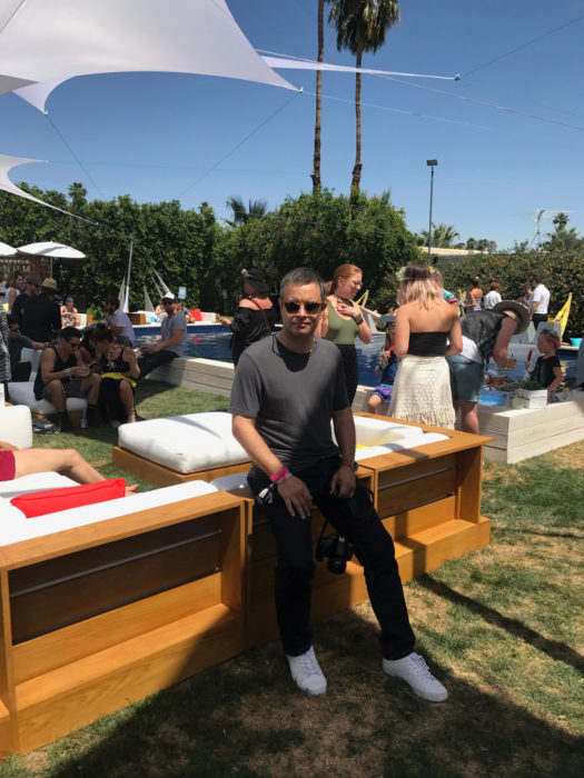 Amex Platinum House Coachella blogger