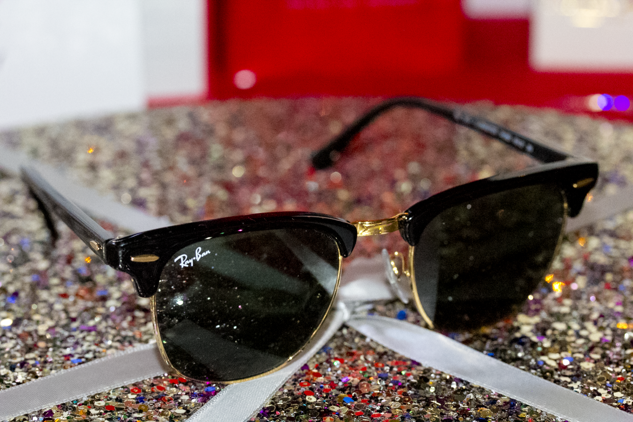 Ray Ban black clubmaster sunglasses favorite gift guide for the holidays